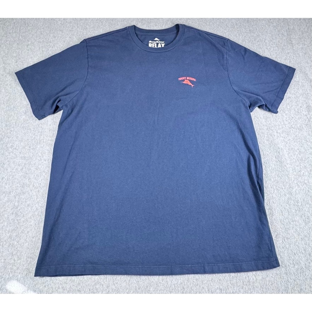 Tommy‎ Bahama Relax T-Shirt Men L Parrot Graphic Relaxed Cotton